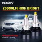 Светодиодный ная фара H1 H7 H11 25000LM 360 LED H8 Canbus без ошибок 9012 HIR2 9005 9006 HB3 HB4 H9 6000K CSP, высокие яркие фонари PTF