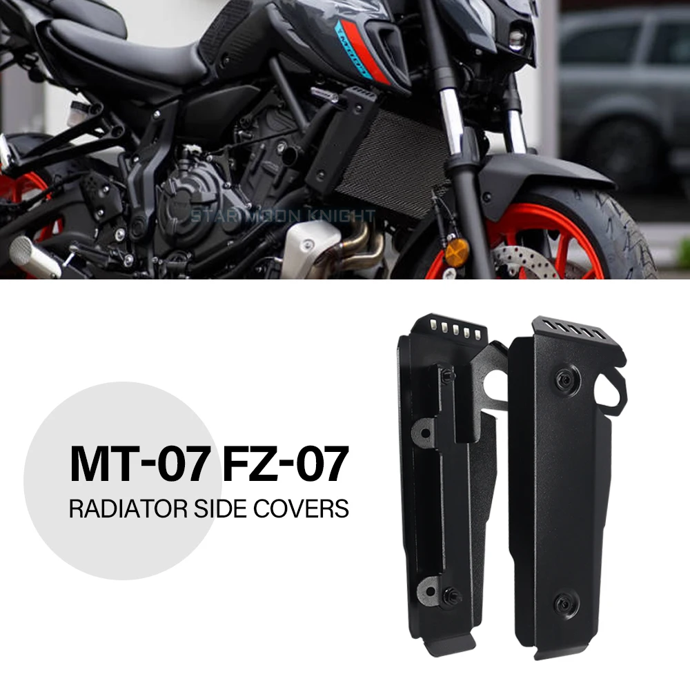 Motorcycle Accessories Grille Radiator Side Guard Protector Cover For YAMAHA MT-07 MT07 FZ-07 FZ07 MT FZ 07 2018 2019 2020 2021