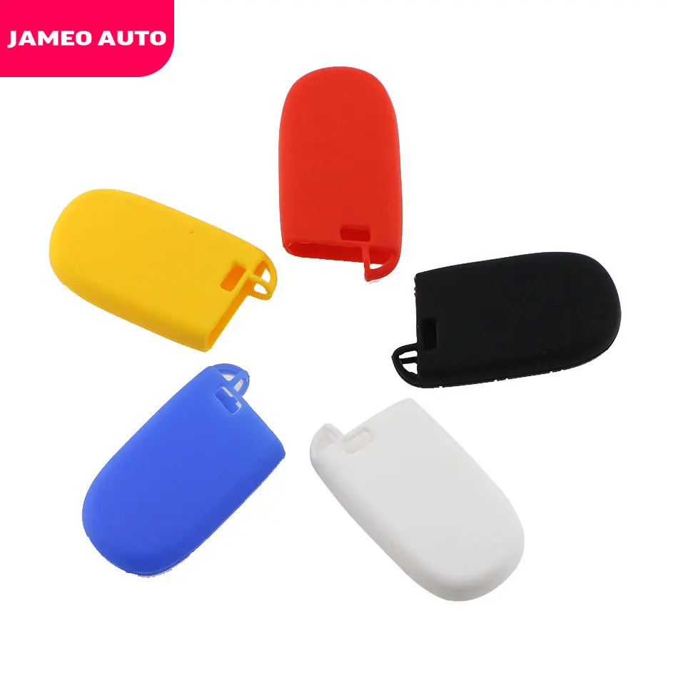 Jameo авто для стайлинга автомобилей силиконовые ключи чехол Dodge Jeep Journey Chrysler 300 Grand