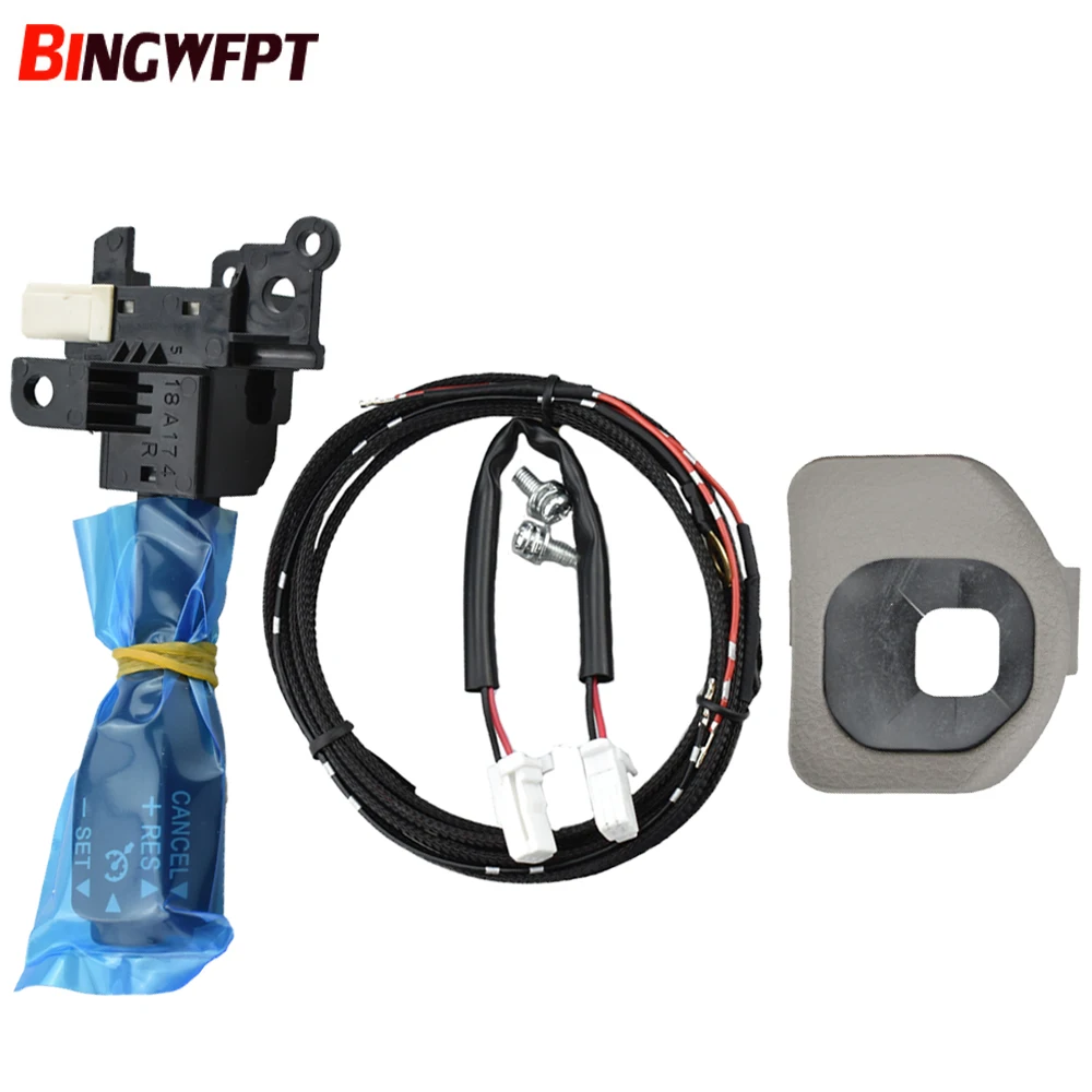 

84632-34017 8463234011 84632-34011 Переключатель круиз-контроля для Toyota Prado 4000 GRJ120 03-09 с черным пылезащитным чехлом 45186-58020-C0