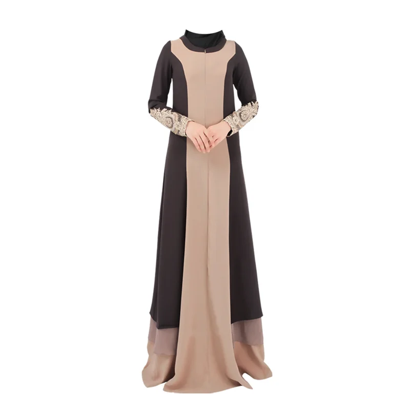 Eid Mubarak Muslim Robe Islamic Clothing for Women Cardigan Kaftan Dubai Arab Ramadan Prayer Embroidered Elegant Abaya Dress