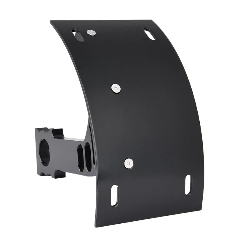 

Motorcycle Curved License Plate Bracket for HONDA CBR600RR CBR1000RR 2004-2013 Side Mount License Plate Holder, Black
