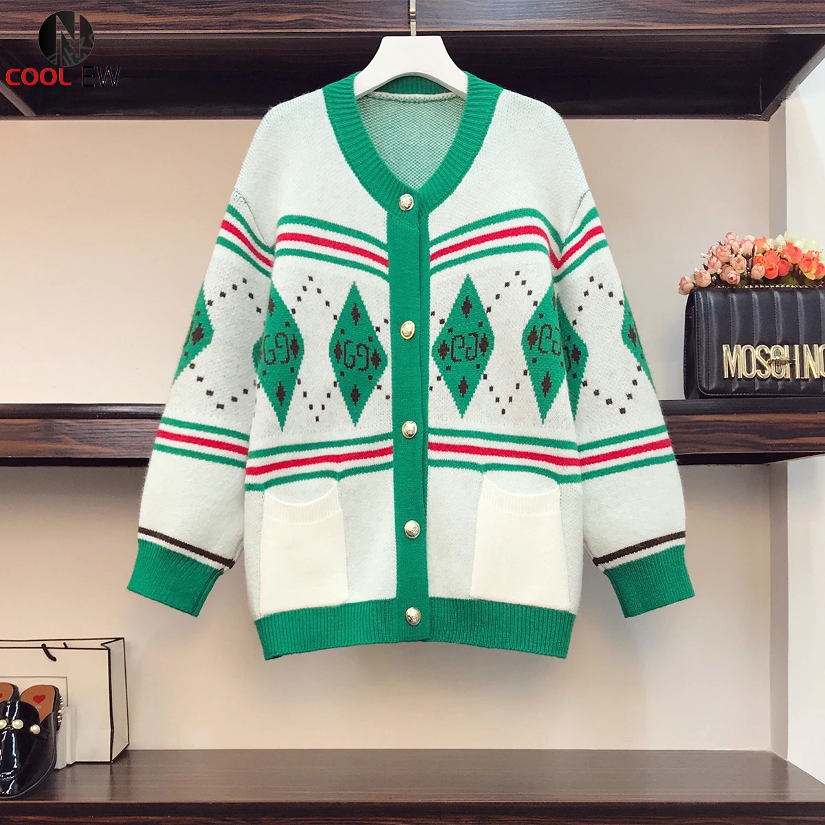 

2021cardigan Explosive Design Top ClothesStyle Sweater Knitted Cardigan Jacket Women's Spring And Autumn New All-match