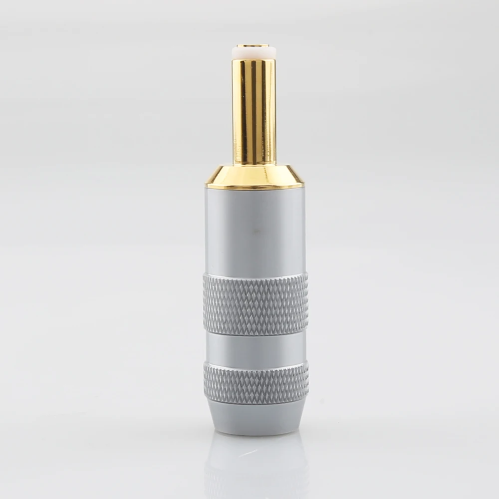 

New Audiocrast 24K Gold Plated DC Power Plug Connector for Hi End Audio Grade HIFI DC2.5 Plug