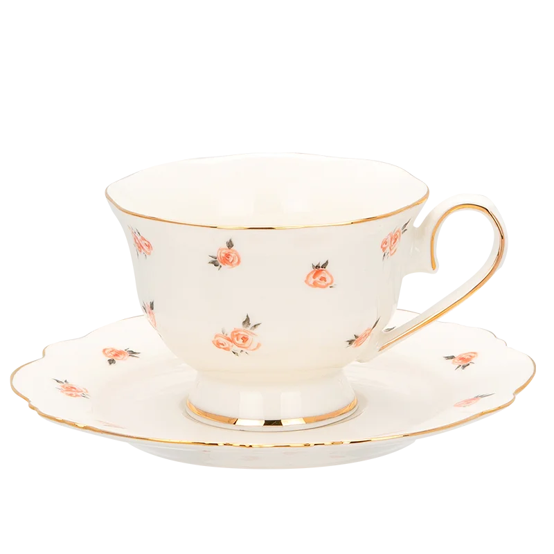 Европейский стиль чашка и блюдце стандартная кофейная кружка чайная с десертным