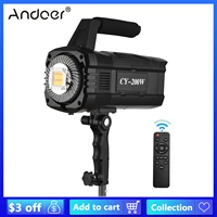 andoer cy 200w 200w cob studio led video light photography lighting 3000 6000k cri %e2%89%a595 for live stream studio outdoor shooting