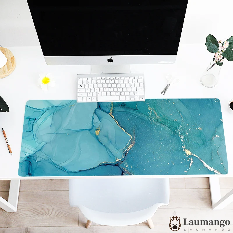 

Mouse Pad Marble design Large Size Game Computer keyboard extend Mousepad