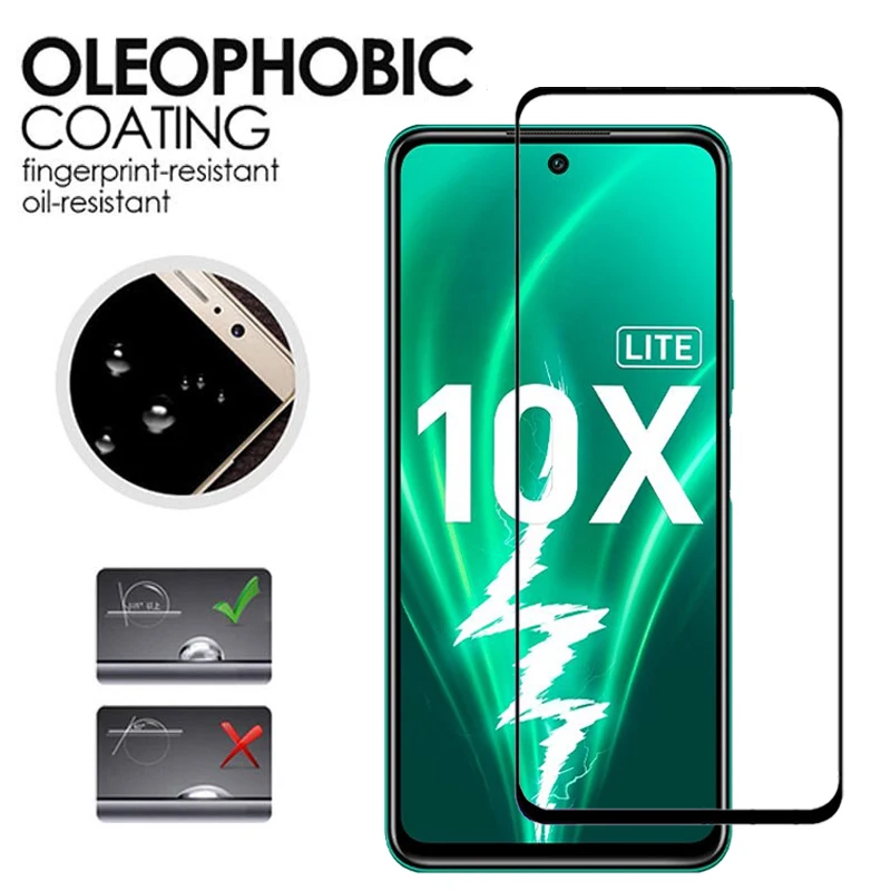 

9D Honor 10 X lite Tempered Glass Huawei Honor 10X lite Screen Protector Xonor 10X lite Glasses Honor X10 lite