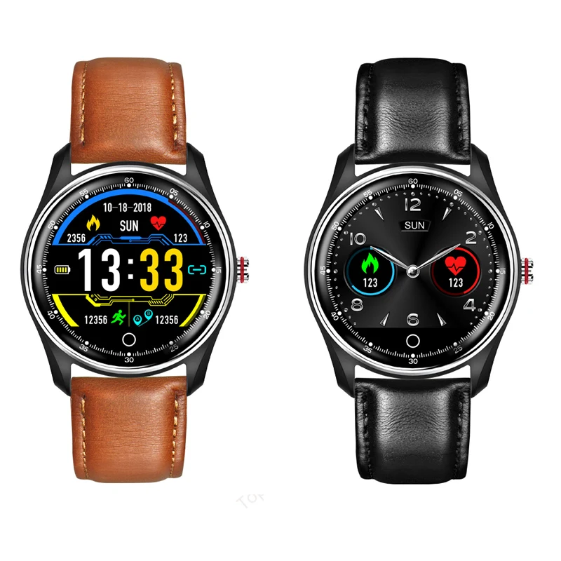 Высокое качество ЭКГ Смарт часы кровяное давление PPG пульсометр Монитор