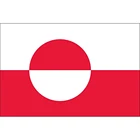 Горячая продажа Гренландский Флаг 3x5 футов 150x90см баннер 100D полиэстер пользовательские прокладки внутри или на открытом воздухе продвижение