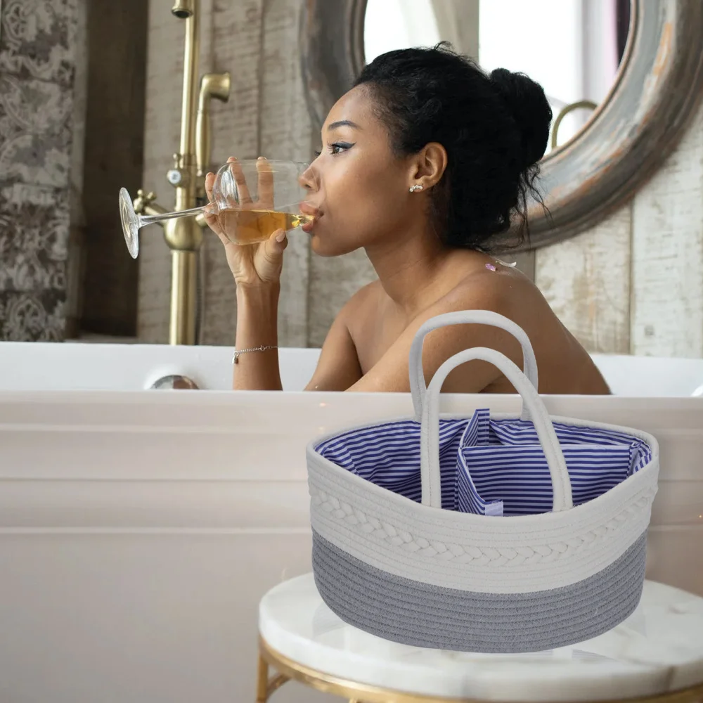 

1pc Diaper Storage Bag Portable Nappy Bag Organizer Nappy Storage Container