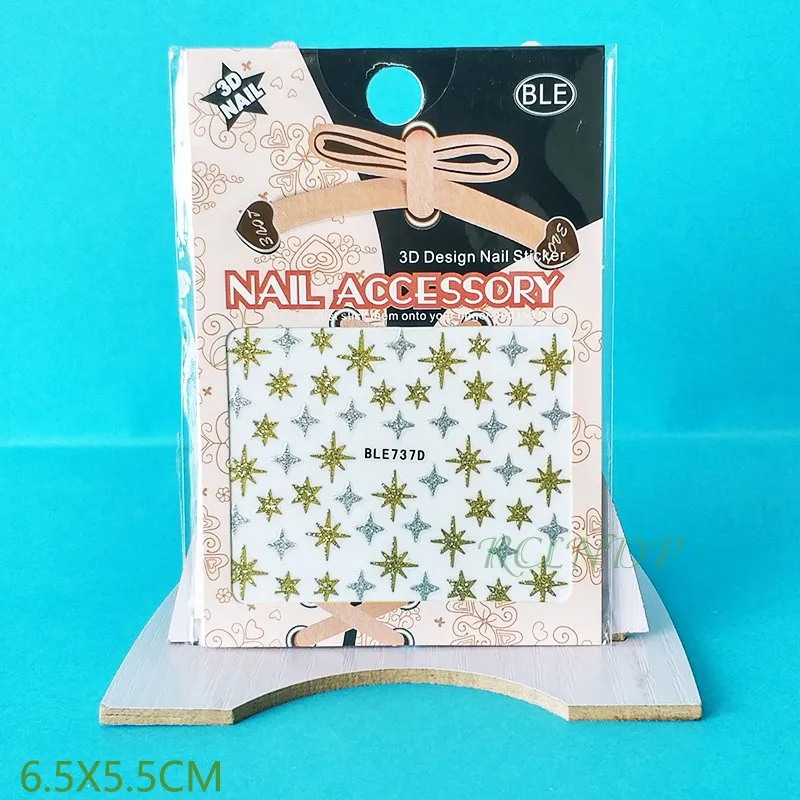 3D наклейки для ногтей все украшения слайдеры фиолетовый цветок клей дизайн