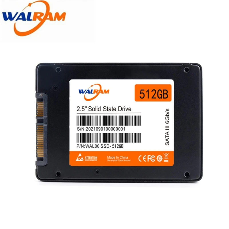Внутренний твердотельный накопитель WALRAM SSD hdd 2 5 SATA3 120 ГБ ssd 240 512 ТБ для ноутбука