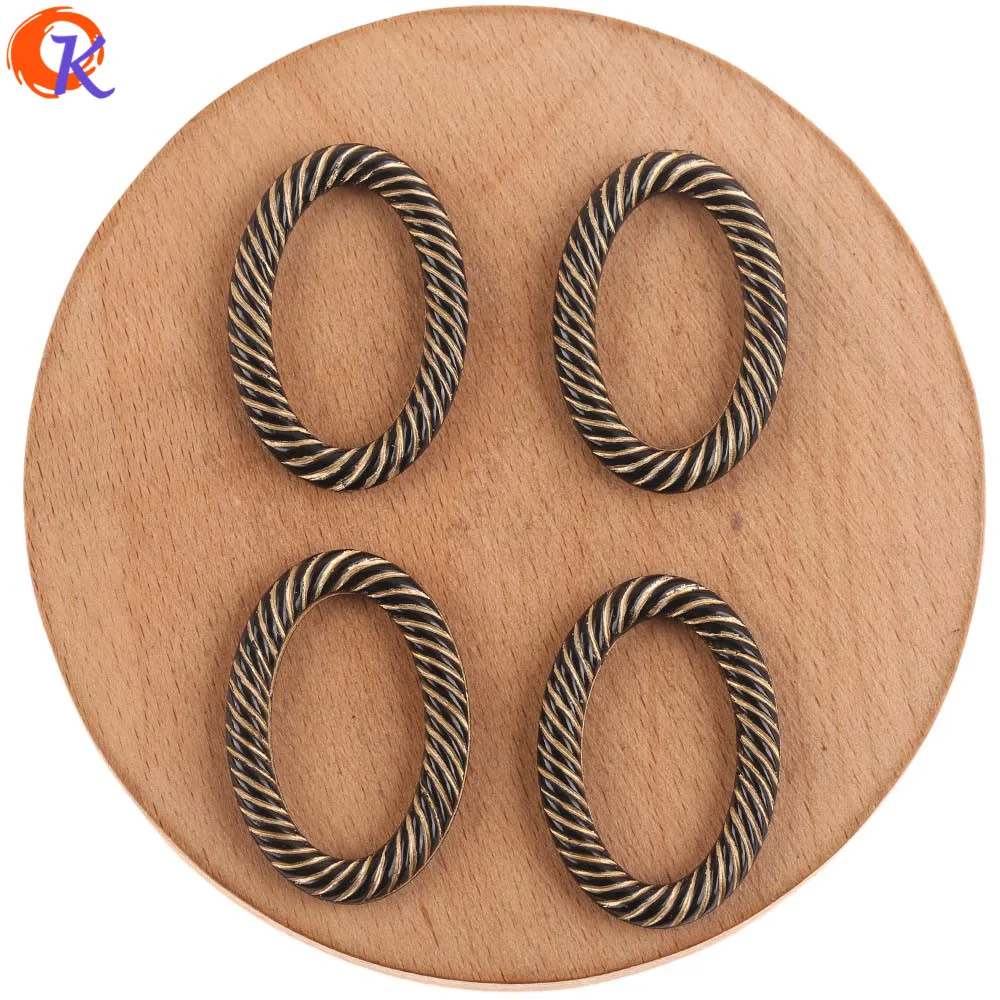 

Cordial Design 24*36mm 400pcs Acrylic Beads/Jewelry Accessories/Antique Beads/Oval Shape/Hand Made/DIY Making/Earring Findings