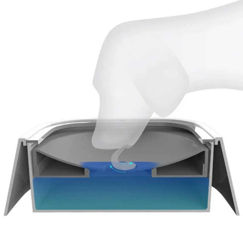 

Pet Splash Floating Water Bowl Machine Carried Floating Bowl Water Feeder Dispenser Anti-Overflow pet supplies