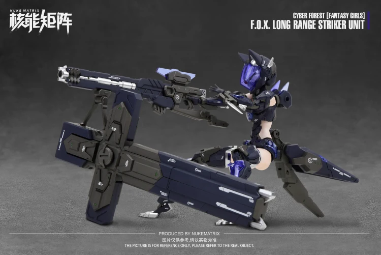 [В наличии] nuke Matrix Cyber Forest Fantasy Girls F.O.X. Набор экшн-моделей для девушек с