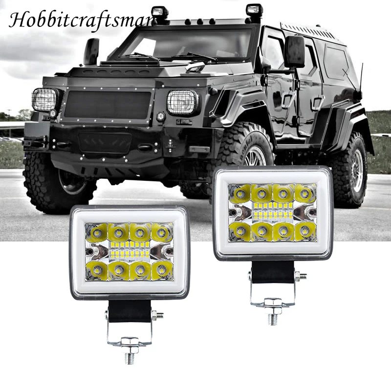 

Новинка, 12 В, 24 В, светодиодсветильник балка, светодиодсветильник лка, 16 светодиодов, фонарик для грузовиков, тракторов, внедорожников, 4x4, Ав...