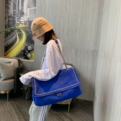 2020 новый алмаз цепь сумка корейский большой емкости Сумки из натуральной кожи