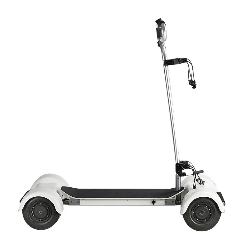 

Exclusive 10 Inch 1000w fat tire golf carts quality e scooter 4 wheel folding electric scooters for golf play trolley holding