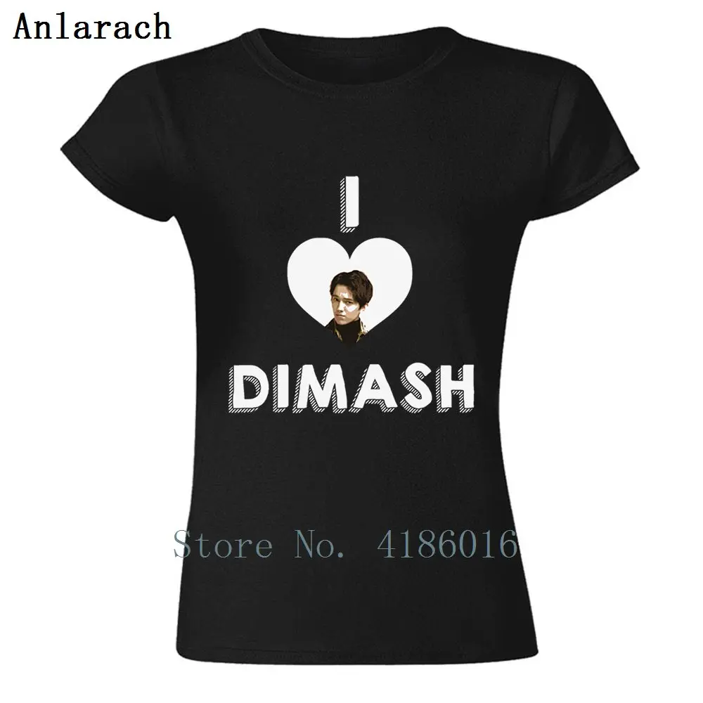 Футболка с короткими рукавами и надписью I Love Dimash европейский размер S XL хип хоп