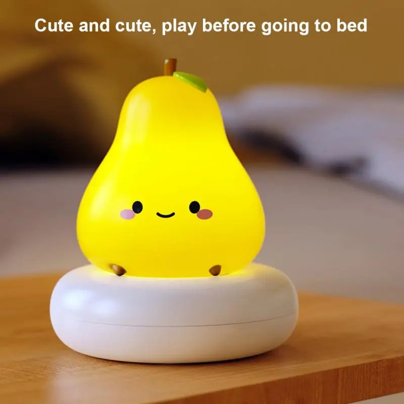

Светодиодная Подвесная лампа мультяшный милый детский ночник для детской спальни креативная атмосферная лампа настольная силиконовая USB-з...