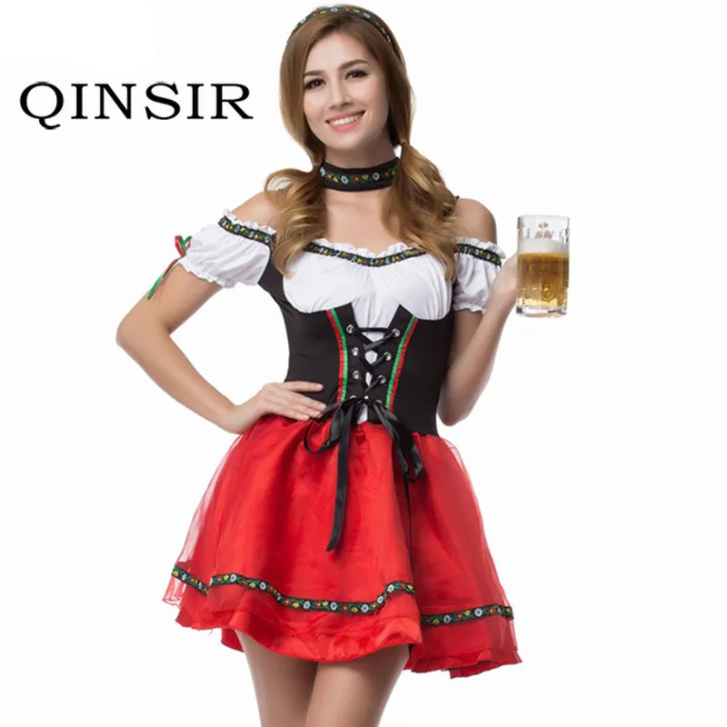 Горячая Распродажа Пособия по немецкому языку Октоберфест Wench костюм дирндль для