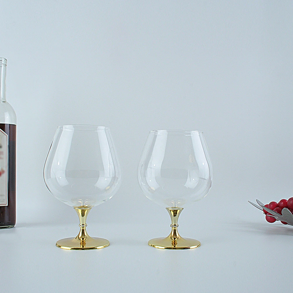 

Waterford Elegance Brandy Glass Pair Large Crystal Cognac Sniffer Glasses Short Stem Giant Snifter Bowls For Tequila Armagnac