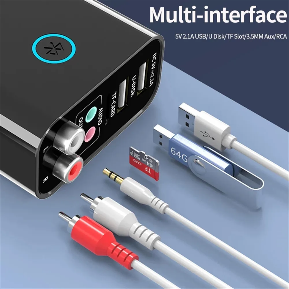 Беспроводной аудиоприемник kebidu Bluetooth передатчик USB стерео адаптер поддержка TF/U