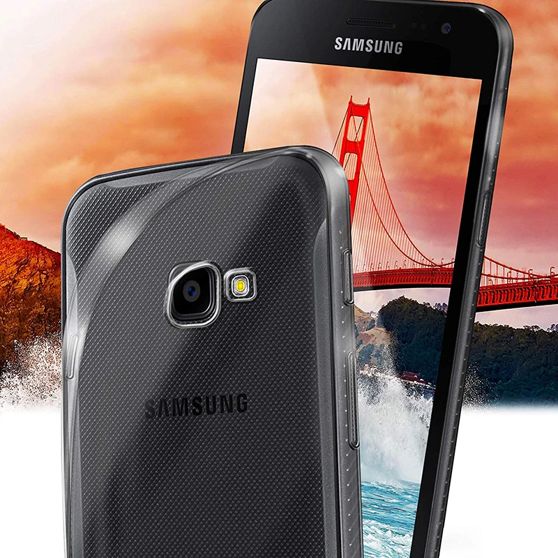 Мягкий ТПУ прозрачный мобильный телефон чехлы для Samsung Galaxy Xcover 4 силиконовый