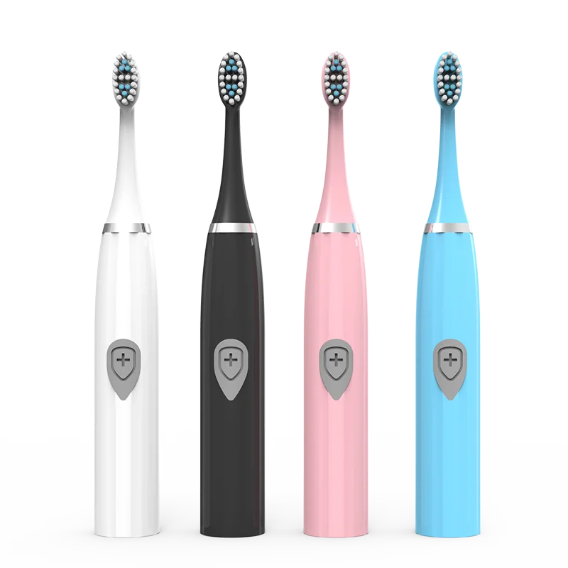 

Новая электрическая зубная щетка звуковая волна батарея высшего качества умная Зубная щетка головка мягкая сменная отбеливающая зубная ще...