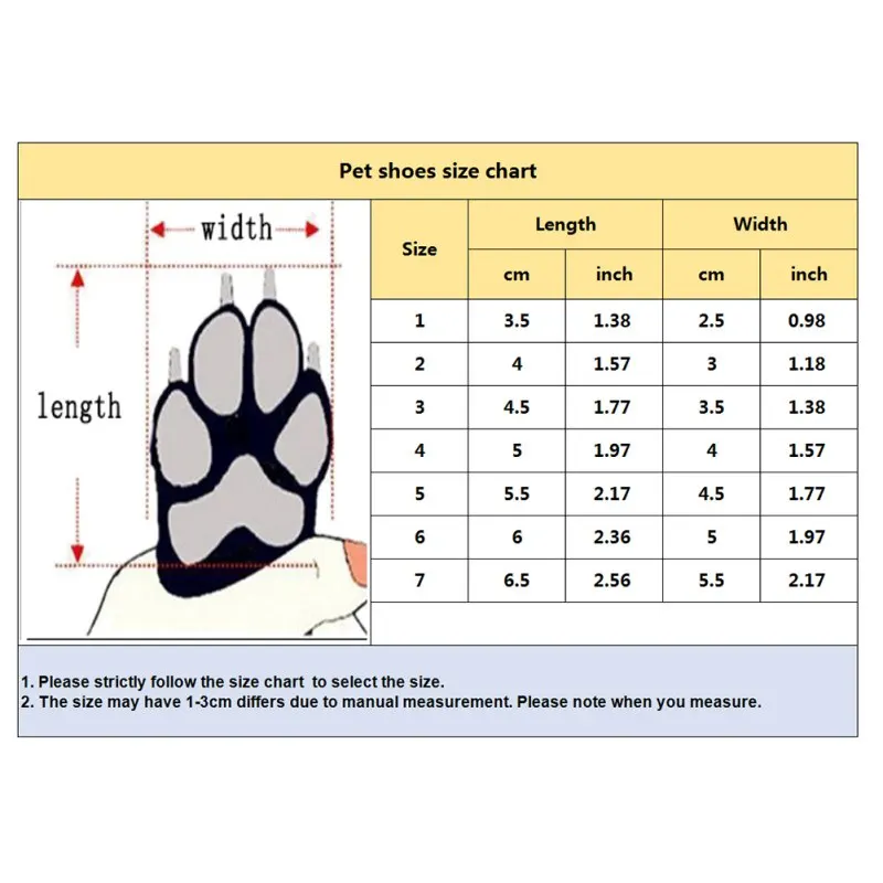 

4pcs Winter Thick Warm Pet Dog Shoes Anti-slip Waterproof Rain Snow Boots Footwear For Puppy Dog Socks Booties Pet Paw Care