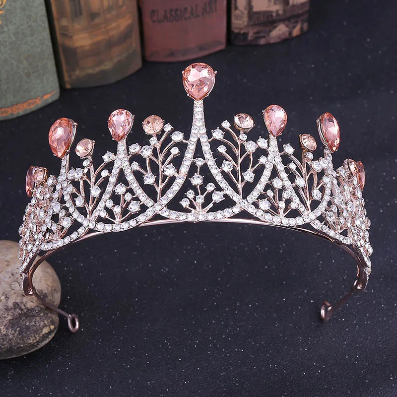 Венец-тиара "Шарм для невесты" для свадебных аксессуаров, головной убор из кристаллов, бриджес, тиары, головные украшения, украшения для волос.
