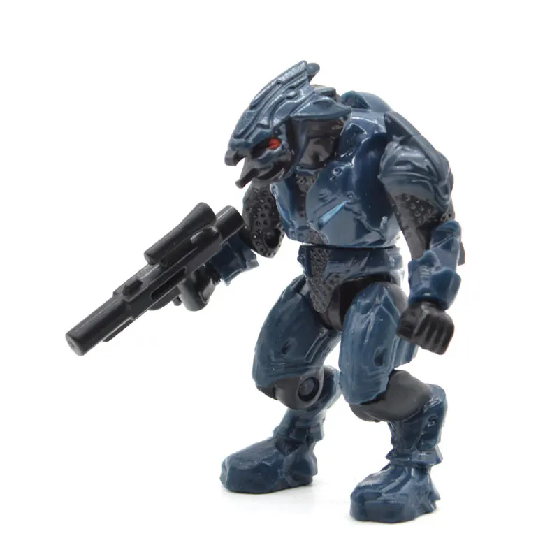 1 Piece MB106 Одиночная Halo Wars Warriors Монстры люди Спартанские игры ковенанты пушки солдаты строительные блоки кирпичи игрушки для детей - Цвет: 1 Piece MB106