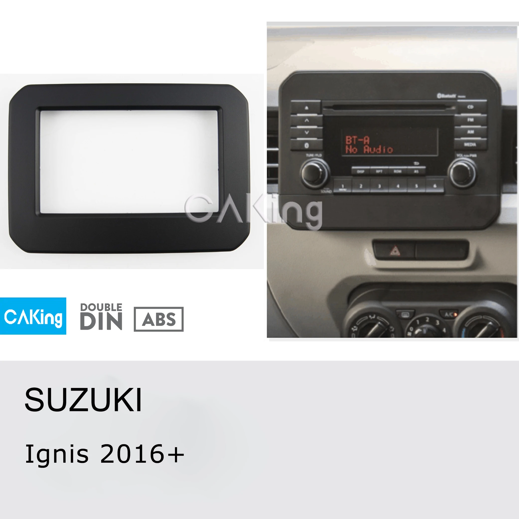 Двойная Din Автомобильная радиопанель Fascia ДЛЯ SUZUKI Ignis 2016 + комплект для приборной