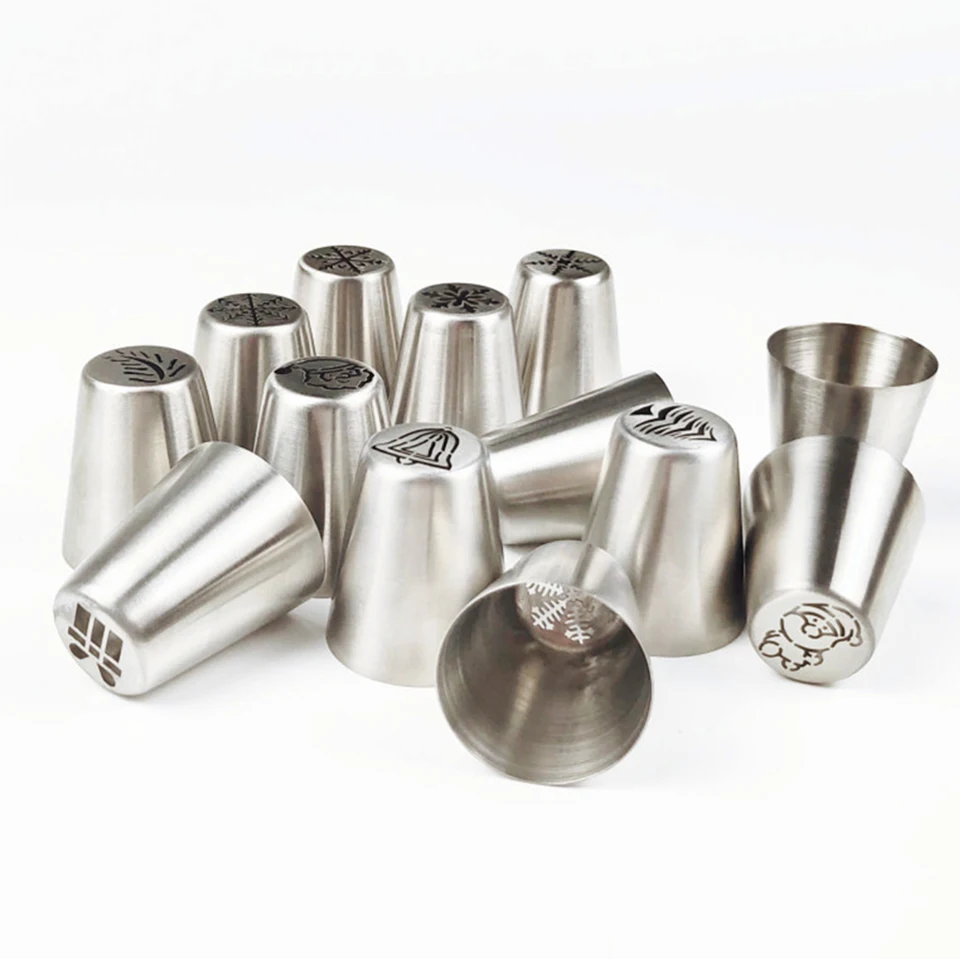 Набор наконечников для украшения торта Transhome 15 шт./компл. кондитерские насадки