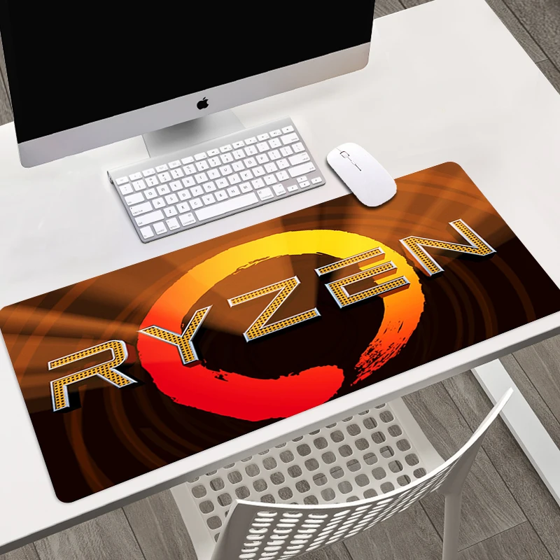 

RYZEN logo Super size Mouse pad Gaming Accessories Mausepad notbook 80x30 computer speed mini pc gamer to keyboard Desk mats