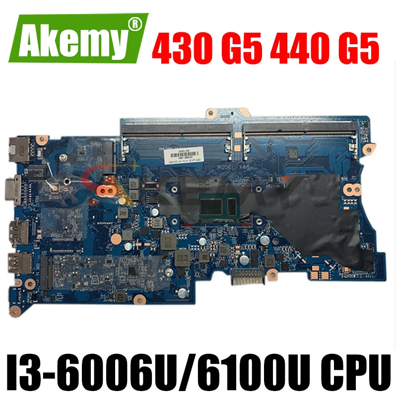 

For HP ProBook 430 G5 440 G5 Laptop Motherboard L01036-001 L01036-601 DA0X8BMB6F0 With I3-6006U/6100U 100% Fully Tested