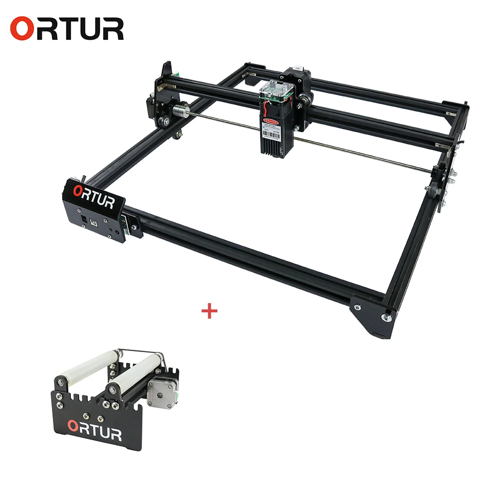 Новая акция ORTUR Laser Master 2 + роторный роликовый лазерный гравировальный станок с Ortur