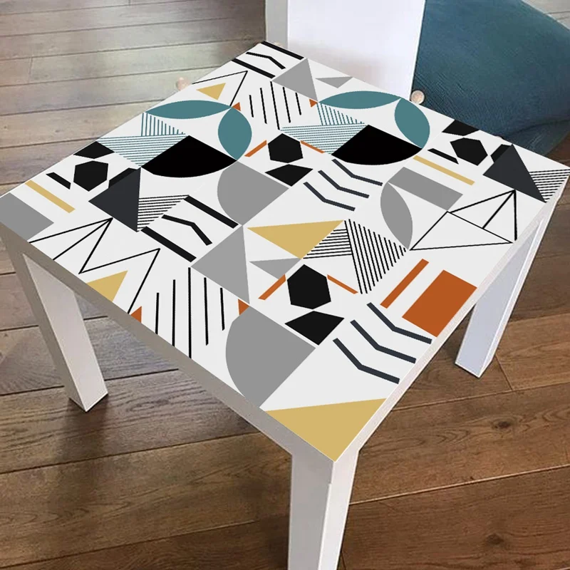 Геометрическая плитка отсутствие столешниц настенная художественная мебель