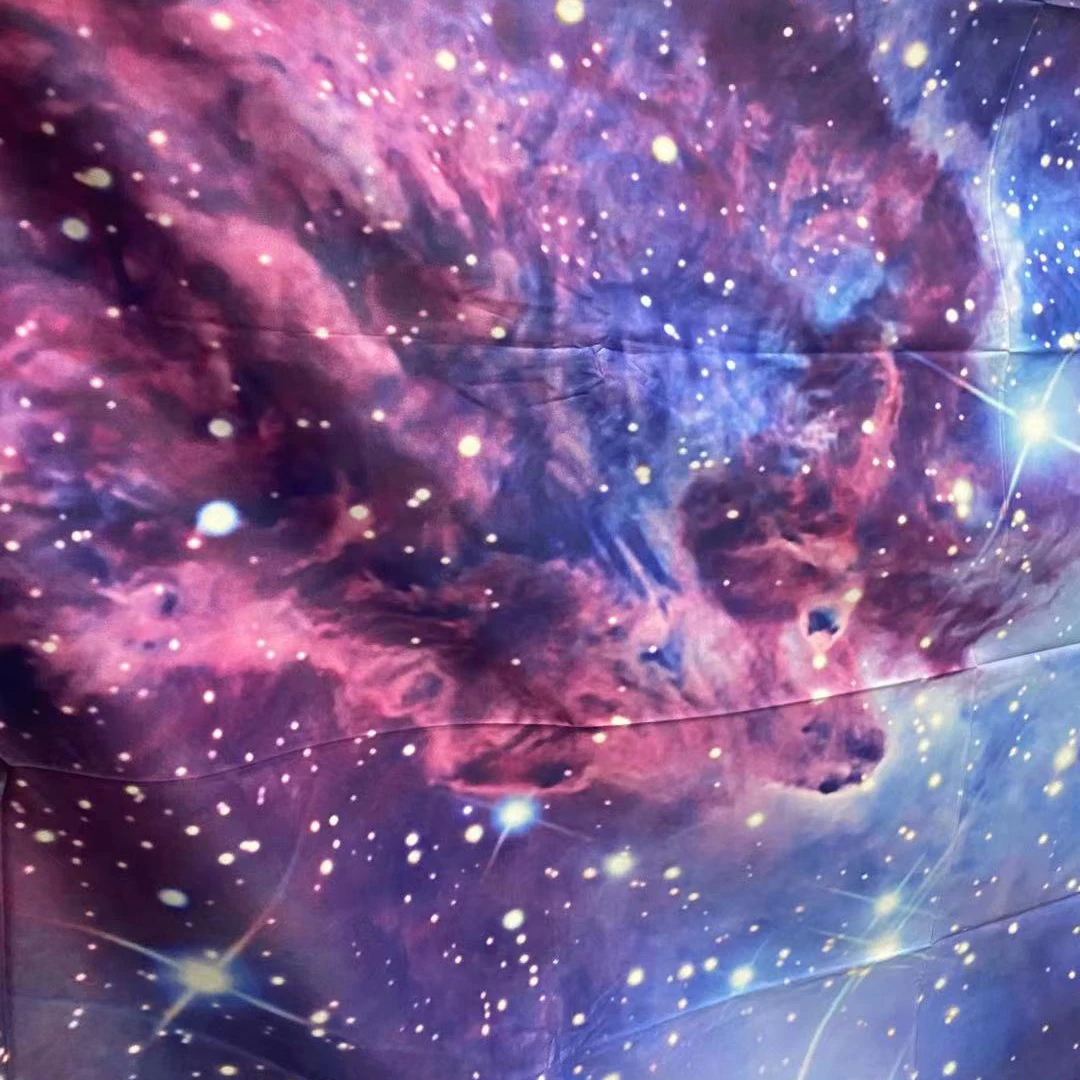 Настенный гобелен с изображением Галактики звезды волка хиппи психоделические