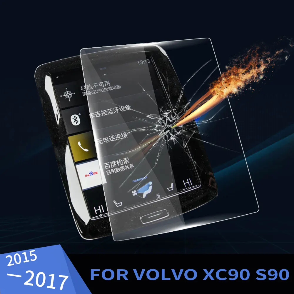 Для Volvo XC90 S90 2015 2016 2017 8 7 дюймов Автомобильный GPS навигационный экран защитная