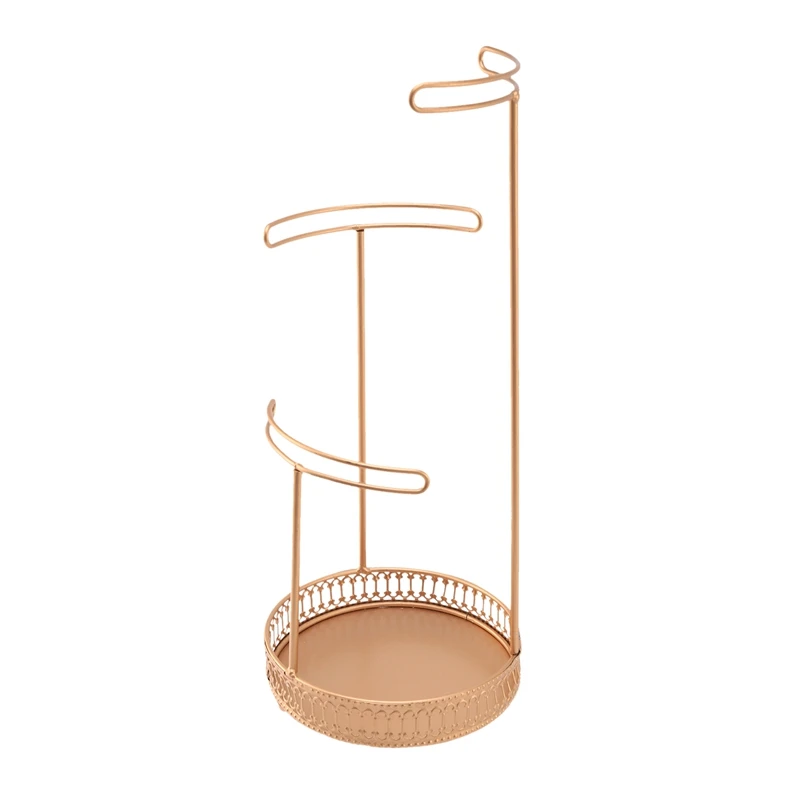 

Necklace Stand Organizer Jewelry Display, 3-Tier Jewelry Stand, Earring Holder, Accessory Organizer and Display