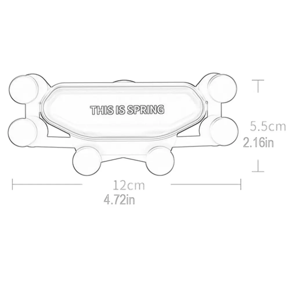 

Mini Car Phone Holder Air Vent Gravity Linkage Mount Bracket Outlet Snap-On Car Phone Holder Gravity Car Holder