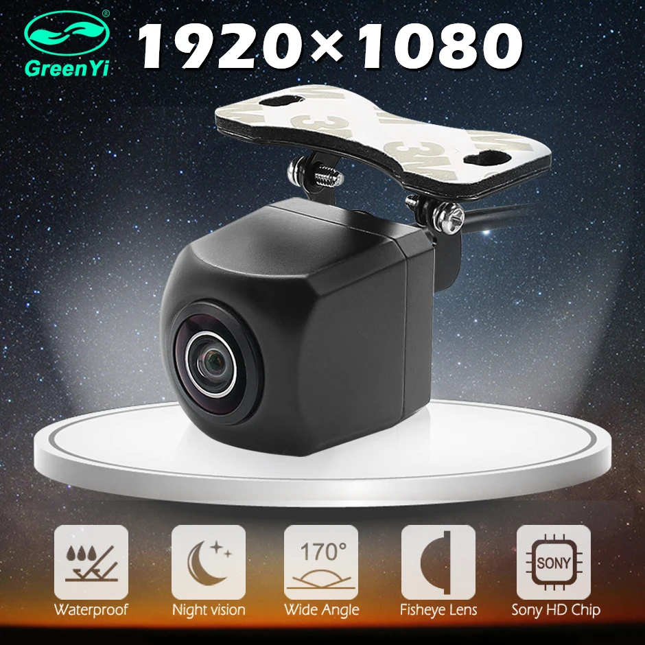 Камера заднего вида FHD 1920*1080P с функцией ночного видения рыбий глаз AHD CVBS для всех