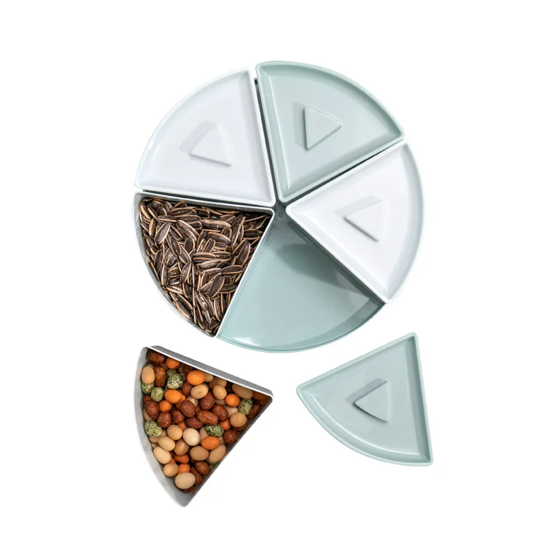 Конфеты закуски орехи сухие фрукты Пластик тарелки посуды дома Кухня вечерние