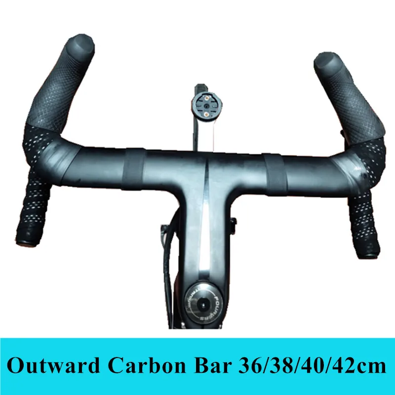 

2021 New Carbon Handlebar Outward Bars Full Carbon Road Exotropism Handlebar UD Matt Cycling Road Bar 28.6mm/31.8mm