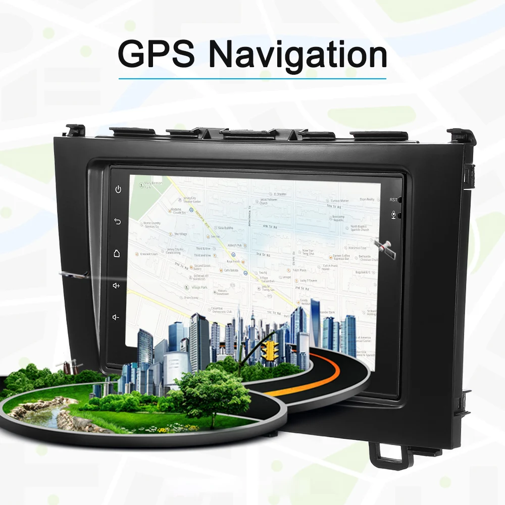 Автомагнитола 2 Din 7 дюймов Android 6 0 GPS навигация BT Wi Fi AM/FM подходит для Honda CRV 2008