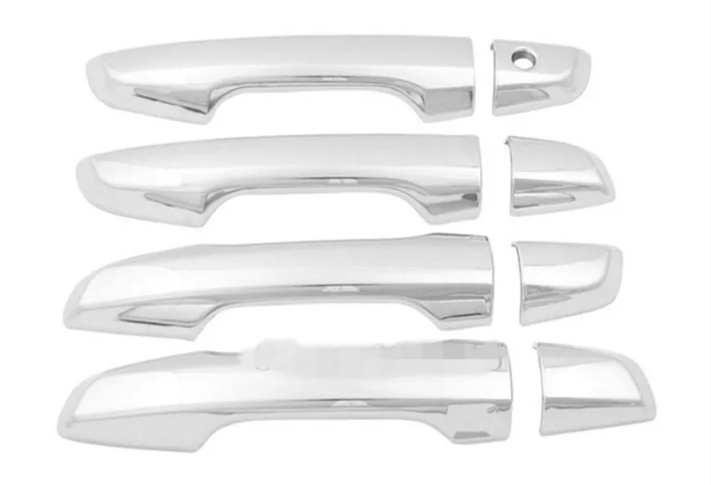 ABS хромированные дверные ручки крышки отделка 8 шт./компл. не Умная Ручка