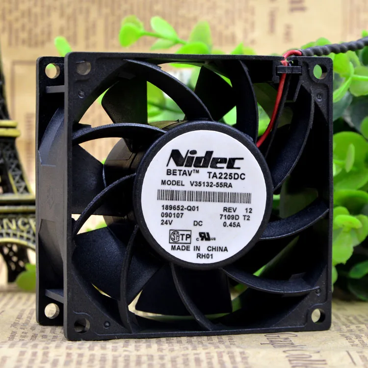 Новый V35132-55RA 8038 24v 0.45A 8 см защиты электродвигателя Вентилятор охлаждения