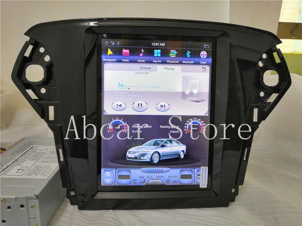 10 4 ''Tesla стиль Android 9 0 автомобильный dvd плеер GPS навигация для Ford Fusion Mondeo 2007 2015